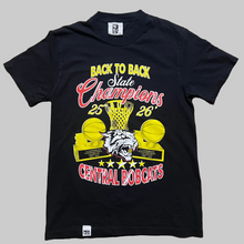 Load image into Gallery viewer, Back to Back state championship tees ( Central Bobcats)

